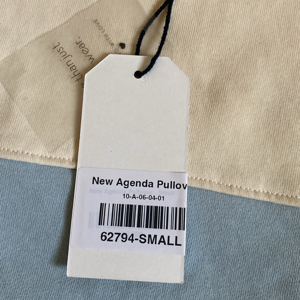 CottonBleu New Agenda Colorblock Pullover Sweatshirt S NEW - Picture 6 of 7